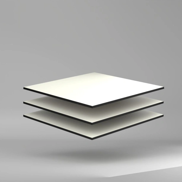 Max Compact Exterior F Colour HPL Platte NT/NT White 4100 x 8 mm Kratz- und stoßfest