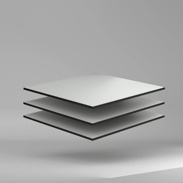 Trespa Meteon Metallics HPL Platte Aluminium Grey 2550 x 8 mm Kratz- und stoßfest