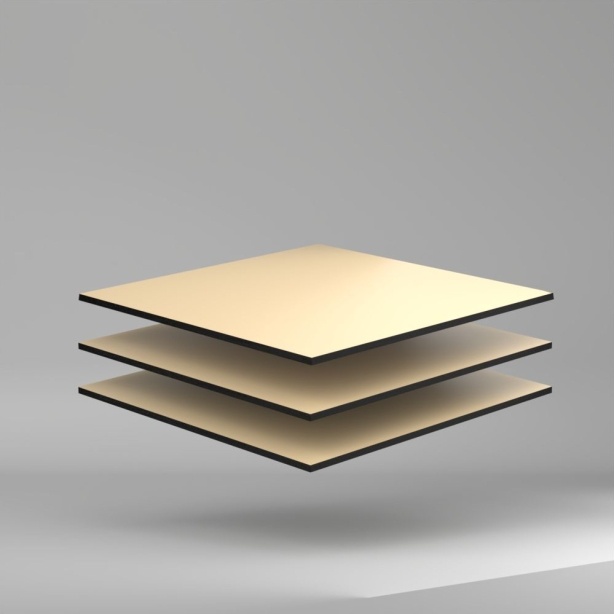 Trespa Meteon Uni Colours HPL Platte Sand 3650 x 8 mm Kratz- und stoßfest