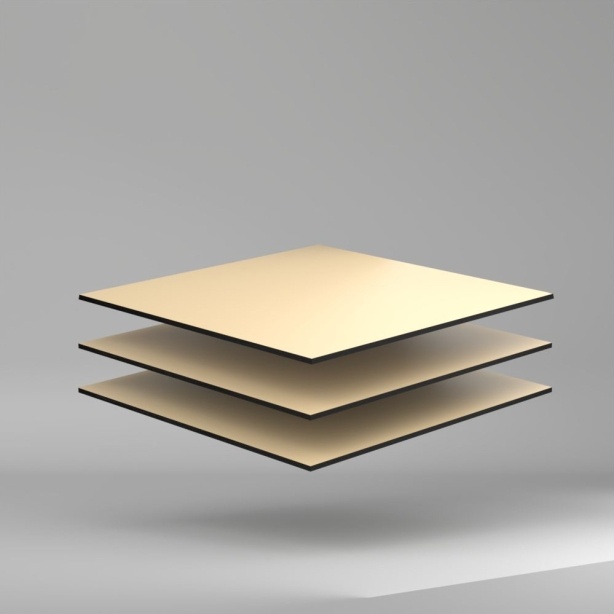 Trespa Meteon Uni Colours HPL Platte Sand 3650 x 6 mm Kratz- und stoßfest