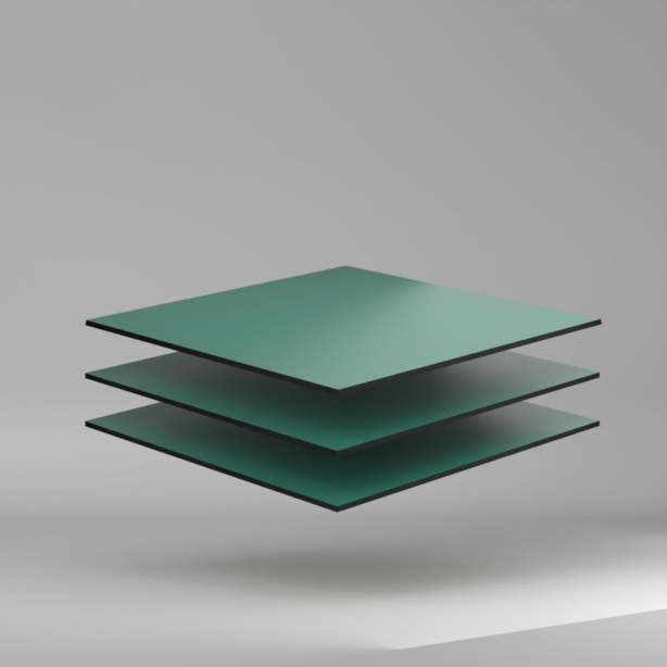 Trespa Meteon Uni Colours HPL Platte Mid Green 3050 x 6 mm Kratz- und stoßfest