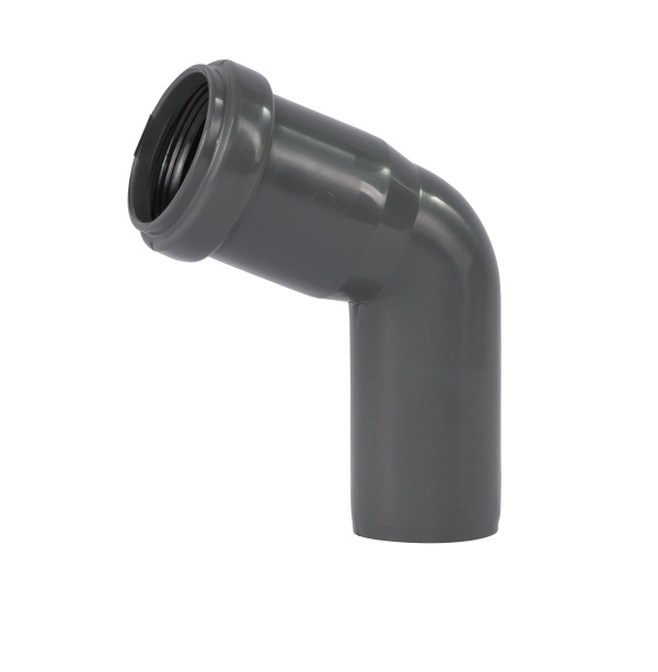 211246 Htsafeb PPs Bogen 675° D40 Steckmuffe Lippendichtung