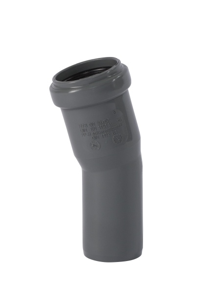 211248 Htsafeb PPs Bogen 15° D50 Steckmuffe Lippendichtung