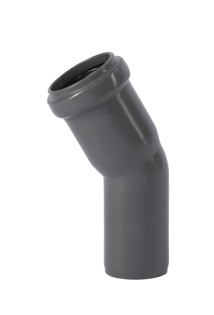 211264 Htsafeb PPs Bogen 30° D125 Steckmuffe Lippendichtung