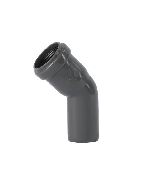 211269 Htsafeb PPs Bogen 45° D160 Steckmuffe Lippendichtung