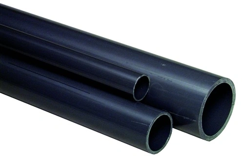 214550 Dekadur PVC-U Rohr Grau 5000mm