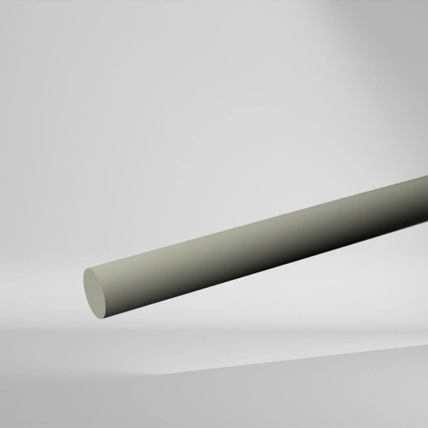 GEHR PP Vollstab Grau 2000x50mm ✔️ Hohe Wärmeformbeständigkeit