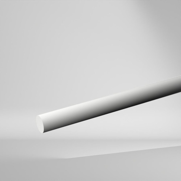 SIMONA PVDF Vollstab Natur 2000x40mm ✔️ Schwerentflammbar