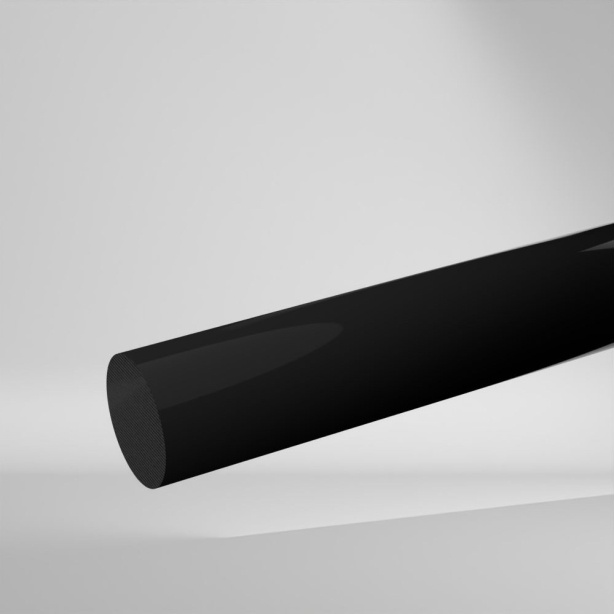 TECAFORM AH POM C Vollstab Schwarz 3000x100mm ✔️ Chemikalienbeständig