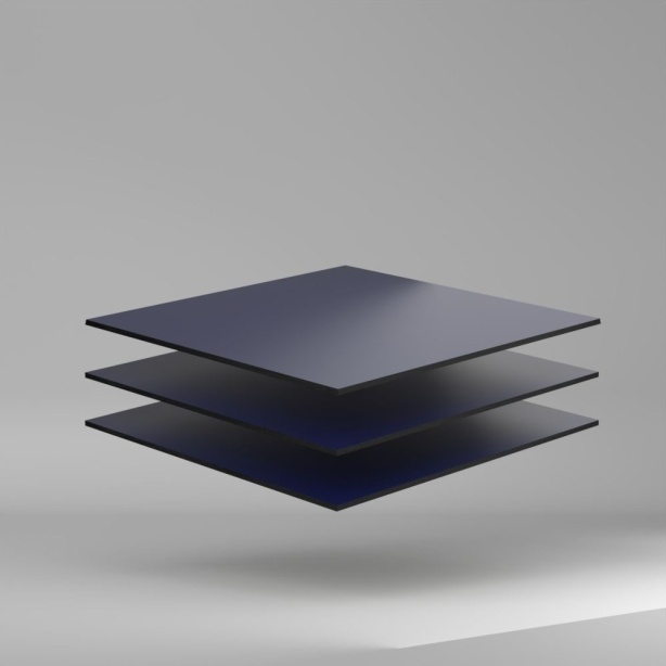 Trespa Meteon Uni Colours HPL Platte Dark Blue 4270 x 6 mm Kratz- und stoßfest