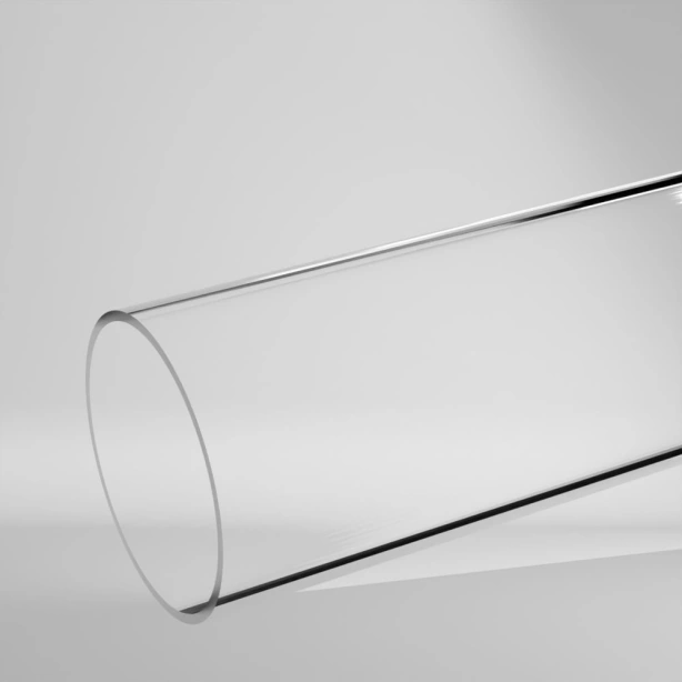 PMMA Hohlstab Klar 2000x90x84mm ✔️ Sehr hohe Härte und Steifigkeit