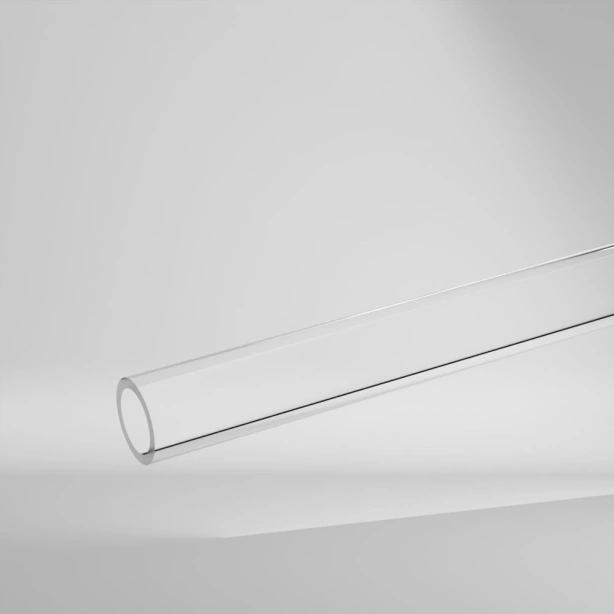 PMMA Hohlstab Klar 2000x25x19mm ✔️ Sehr hohe Härte und Steifigkeit
