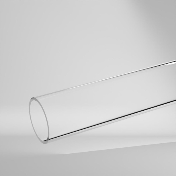 PMMA Hohlstab Klar 2000x50x44mm ✔️ Sehr hohe Härte und Steifigkeit