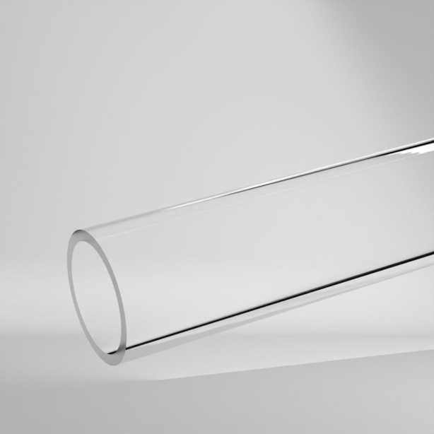 PMMA Hohlstab Klar 2000x60x50mm ✔️ Sehr hohe Härte und Steifigkeit