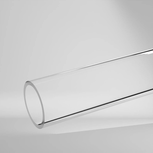 PMMA Hohlstab Klar 2000x60x50mm ✔️ Sehr hohe Härte und Steifigkeit