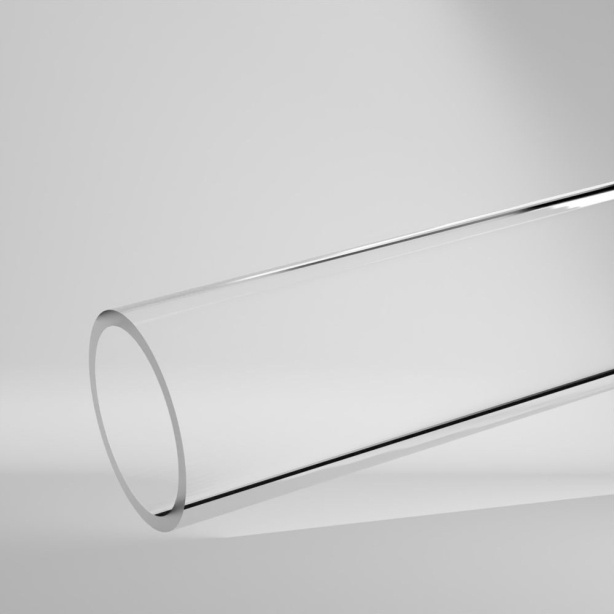 PMMA Hohlstab Klar 2000x70x60mm ✔️ Sehr hohe Härte und Steifigkeit