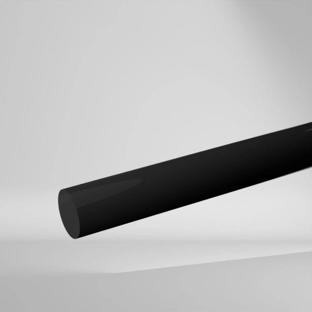 TECAMID PA 6 Vollstab Schwarz 3000x70mm ✔️ Hohe Festigkeit und Zähigkeit