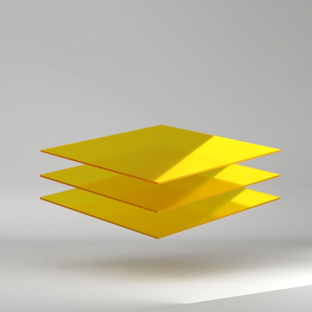 DEGLAS PMMA Platte Gelb 3050x2030x3mm ✔ Sehr gute Witterungs- und Altersbeständigkeit