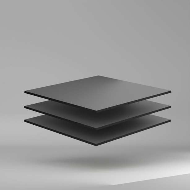 Max Compact Exterior F Colour HPL Platte NT/NT Carbon Grey 4100 x 8 mm Kratz- und stoßfest