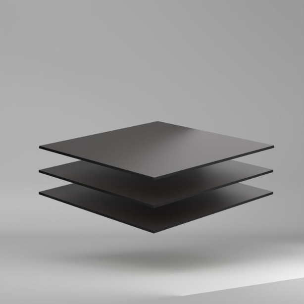 Vikures Plus Compact HPL Platte Anthrazit 4200 x 6 mm Extrem hohe Beständigkeit gegen UV-Strahlen und Witterungseinflüssen