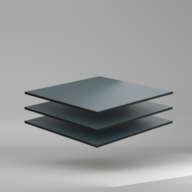 Trespa Meteon Uni Colours HPL Platte Steel Grey 3650 x 8 mm Kratz- und stoßfest
