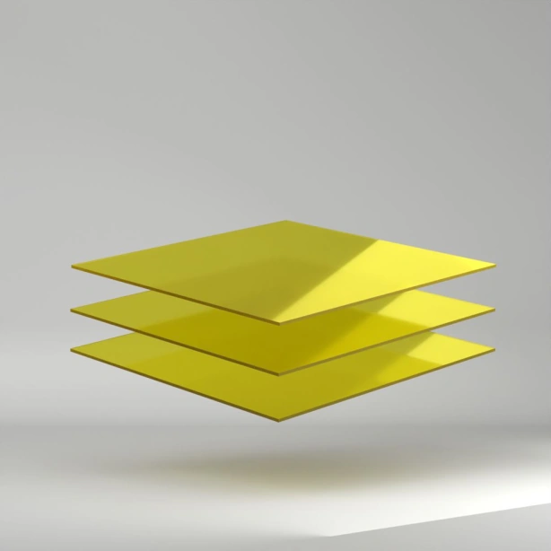 Setacryl PMMA Platte Fluo Grün 3050x2030x3mm ✔ Beiseitig glänzende Oberfläche