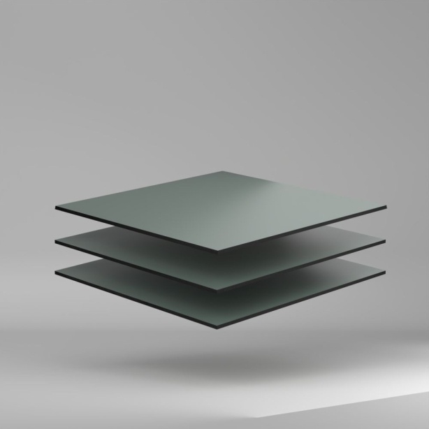 Trespa Meteon Uni Colours HPL Platte Quartz Grey 3650 x 6 mm Kratz- und stoßfest