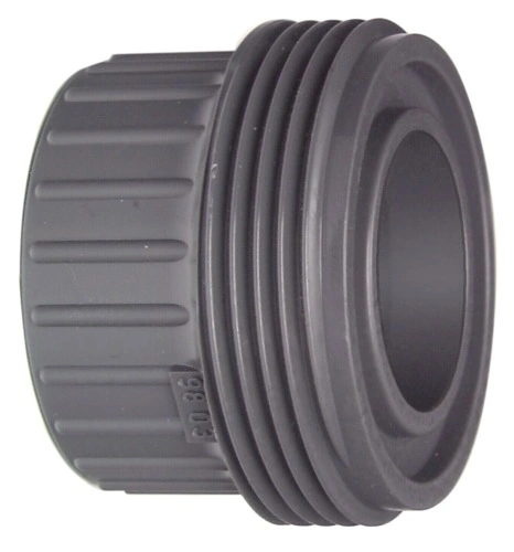 416597 GF PVC-U Einschraubteil D63 D23/4 Zoll PN16 O-Ring