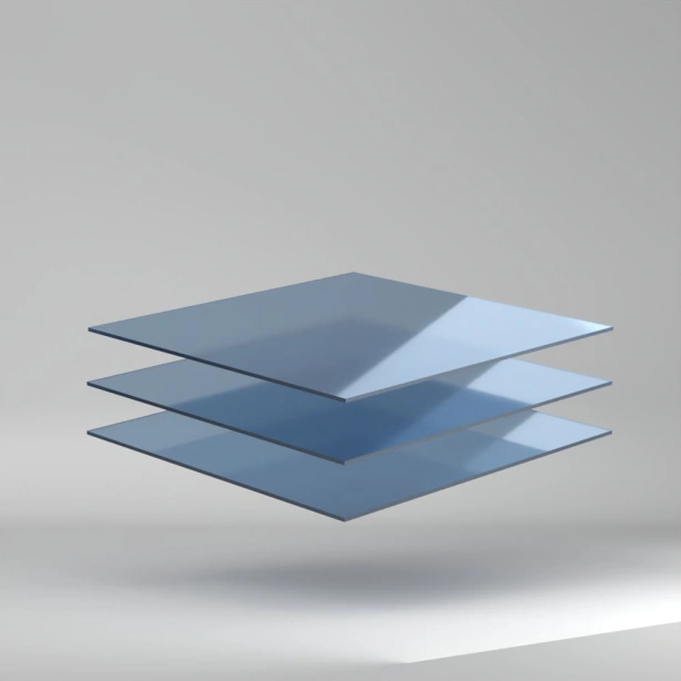 Setacryl PMMA Platte Blau 3050x2030x3mm ✔ Beiseitig glänzende Oberfläche