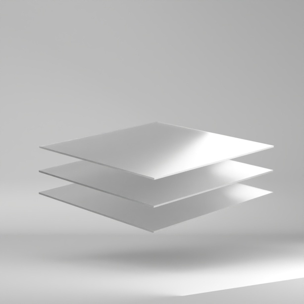 Polarlite PMMA Platte Opal Weiss 3050x2030x3mm ✔ Einseitig samtige Oberfläche