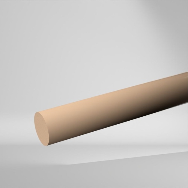TECAPEEK PEEK Vollstab Natur 1000x80mm ✔️ Gute Wärmeformbeständigkeit