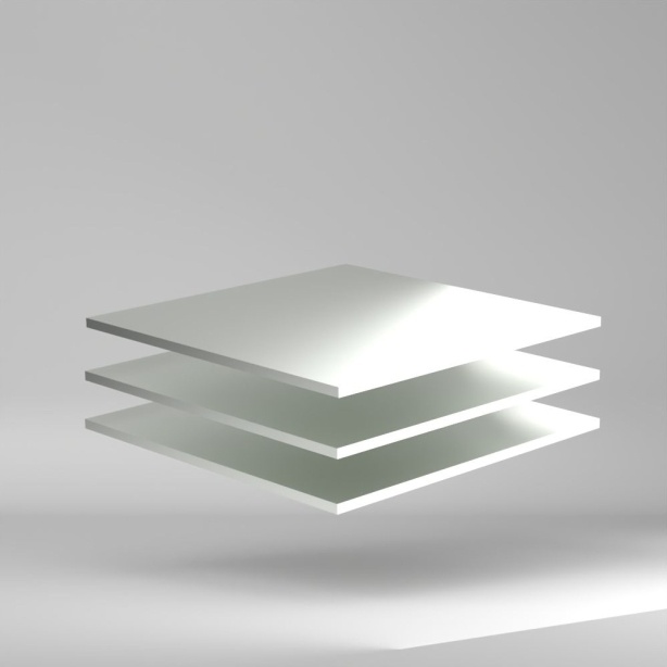 PS Platte Weiss 2000x1000x8mm ✔ Geringes Gewicht