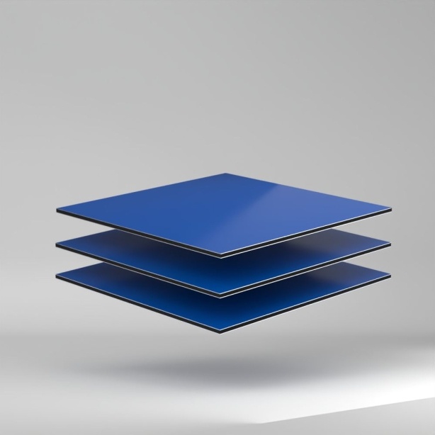 etalbond D3 Alu Verbundplatte Marineblau 3050x1500x3mm ✔️ Leichtgewicht bei hoher Biegefestigkeit und Formstabilität