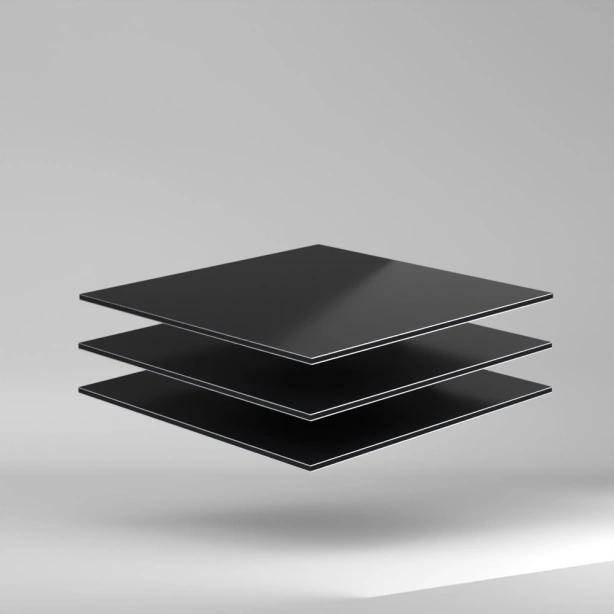 etalbond D3 Alu Verbundplatte Tiefschwarz 3050x1500x3mm ✔️ Leichtgewicht bei hoher Biegefestigkeit und Formstabilität