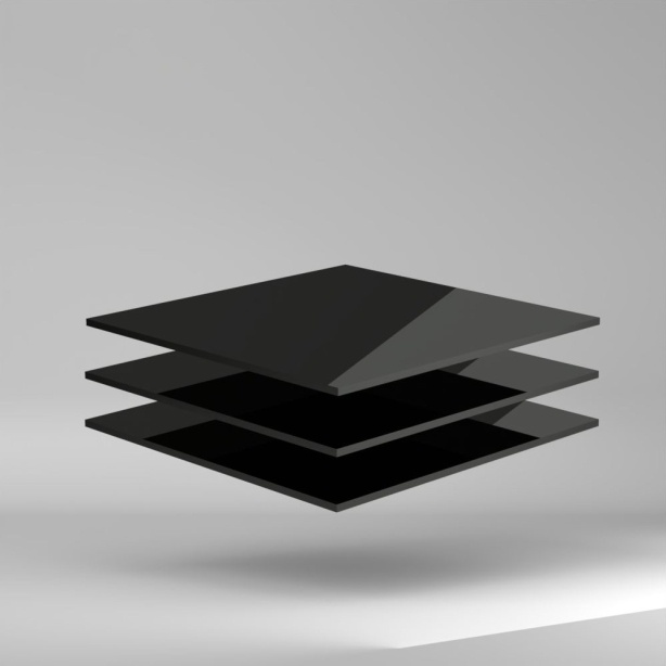SIMONA PVC-CAW PVC-U Platte Dunkelgrau 3000x1500x6mm ✔ Chemisch widerstandsfähig