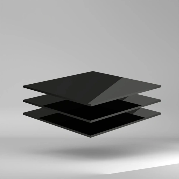 SIMONA PVC-CAW PVC-U Platte Dunkelgrau 3000x1500x6mm ✔ Chemisch widerstandsfähig