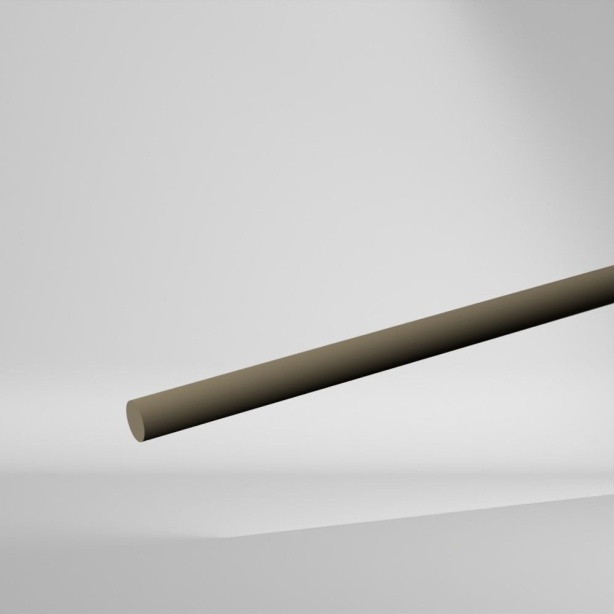 GEHR PEEK Vollstab Natur 1000x25mm ✔️ Sehr hohe Festigkeit und Steifigkeit