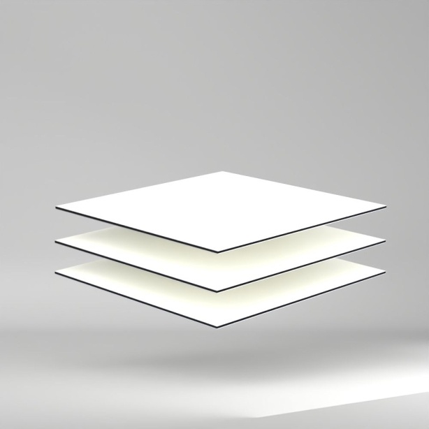 etalbond D3 Alu Verbundplatte Snow White 2550x1250x2mm ✔️ Leichtgewicht bei hoher Biegefestigkeit und Formstabilität