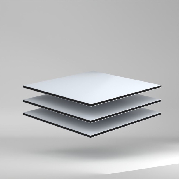 etalbond D3 Alu Verbundplatte Silber Metallic 3050x1500x4mm ✔️ Leichtgewicht bei hoher Biegefestigkeit und Formstabilität