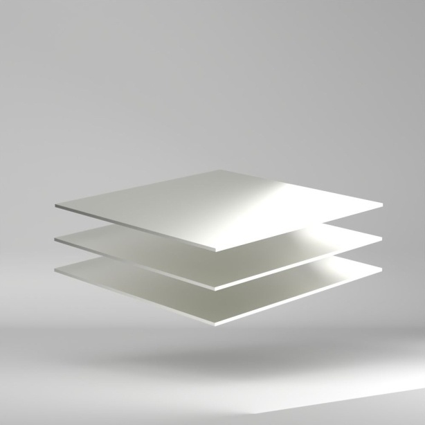 Vikureen PS Platte Weiss 2000x1000x4mm ✔ Geringes Gewicht