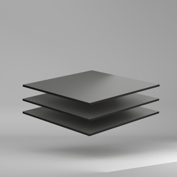 Vikures Plus Compact HPL Platte Mittelgrau 2100 x 8 mm Extrem hohe Beständigkeit gegen UV-Strahlen und Witterungseinflüssen