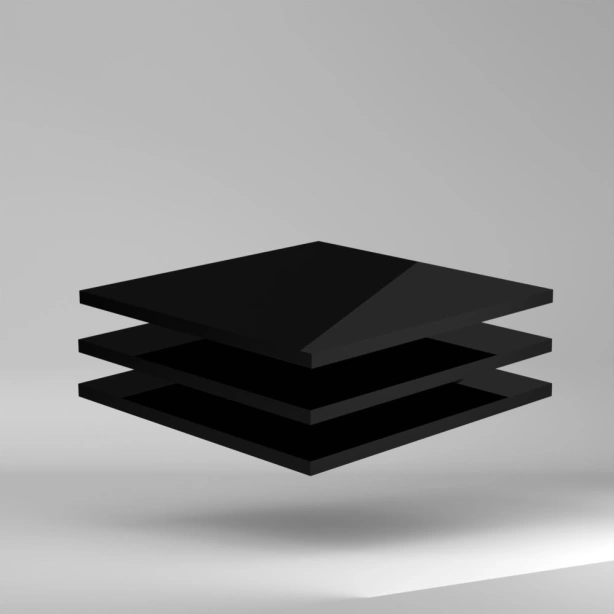 SIMONA PE-HD Platte Schwarz 2000x1000x12mm ✔️ Hohe chemische Widerstandsfähigkeit