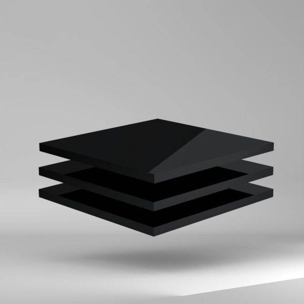 Polystone DR PE 500 Regenerat Platte Schwarz 2000x1000x15mm ✔ Gute mechanische Eigenschaften