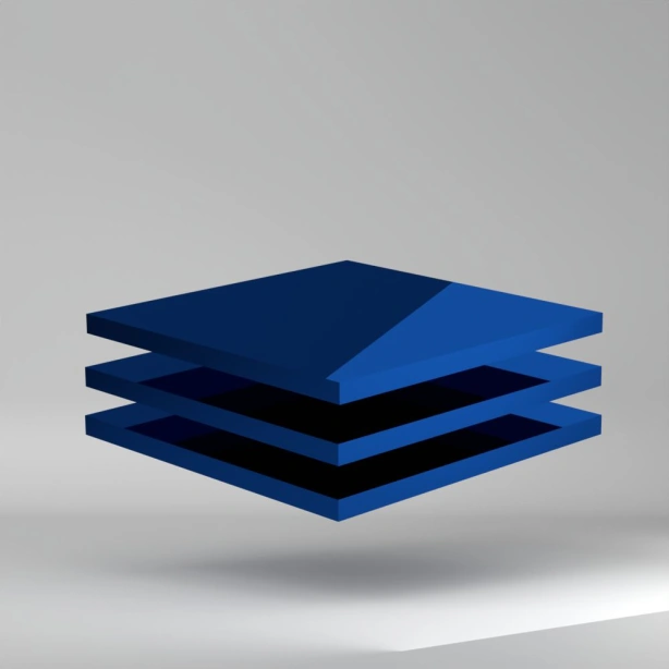 Polystone M PE 1000 Platte Signalblau 2000x1000x20mm ✔ Physiologisch unbedenklich