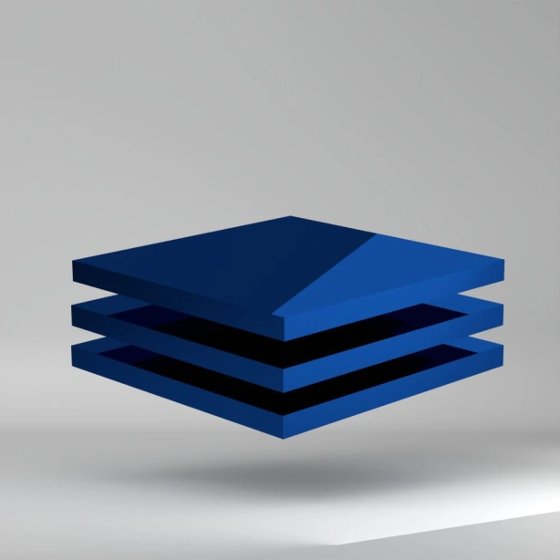 Polystone M PE 1000 Platte Signalblau 2000x1000x35mm ✔ Physiologisch unbedenklich