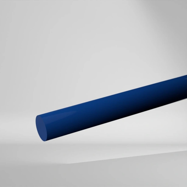 Polystone M PE 1000 Vollstab Signalblau 2000x60mm ✔️ Physiologisch unbedenklich