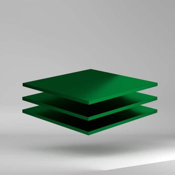 TIVAR PE 1000 Platte Grün 2020x1010x10mm ✔ Reduziert Geräuschentwicklung