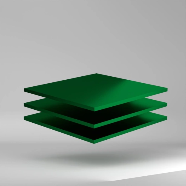 TIVAR PE 1000 Platte Grün 2020x1010x10mm ✔ Reduziert Geräuschentwicklung