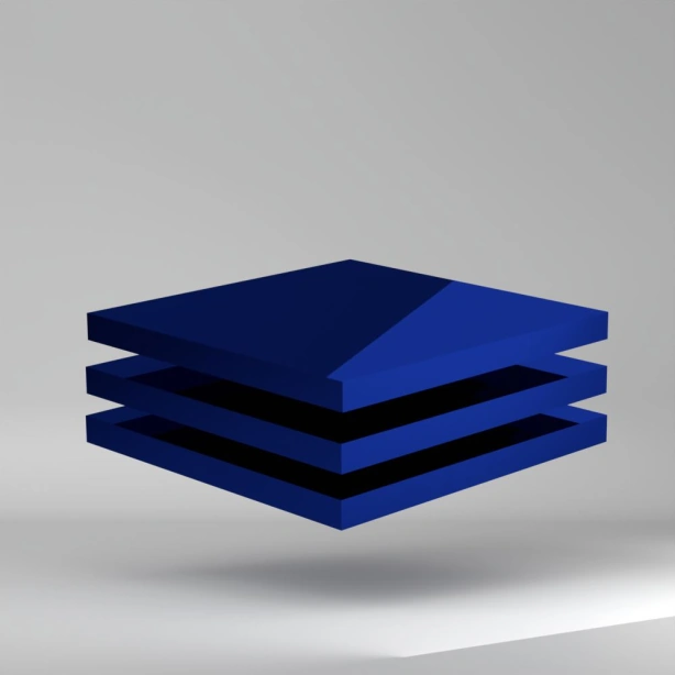 Sustarin POM C FG Platte Ultramarineblau 1000x620x40mm ✔ Chemikalienbeständigkeit