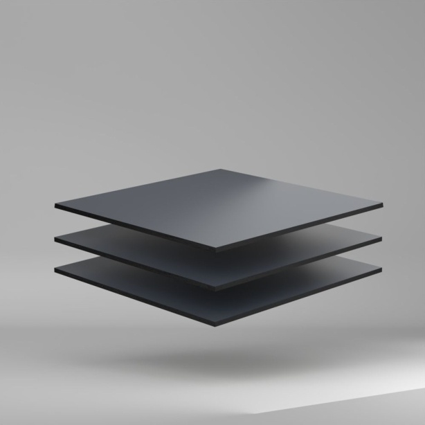 Trespa Meteon Uni Colours HPL Platte satin/satin Charcoal Grey 3050 x 8 mm Kratz- und stoßfest